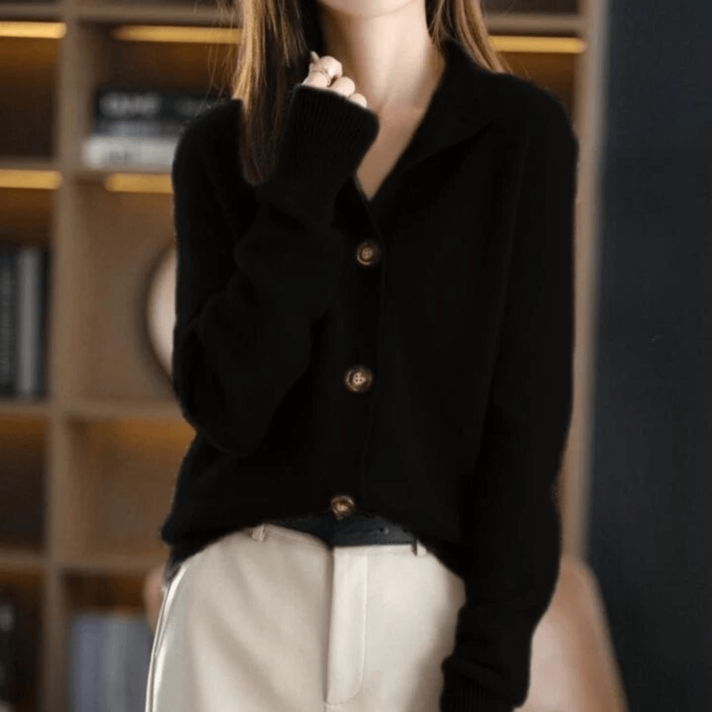 Anita - Cardigan in cachemire lavorato