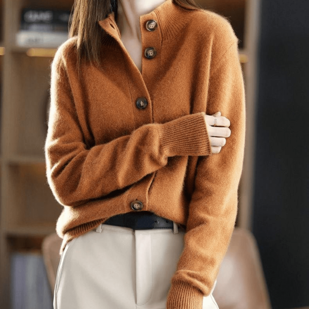Annie™ | Gilet in cachemire Tessuto