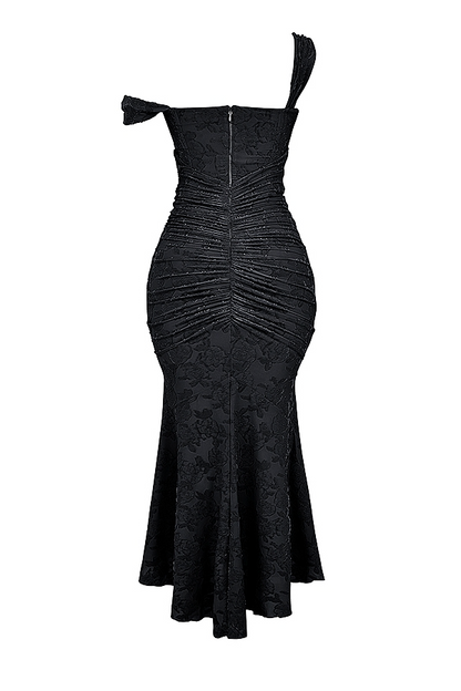 Dove - Abito Maxi di Pizzo Elegante e Aderente