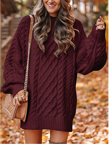 Chloé – Abito di Maglione Trenzado