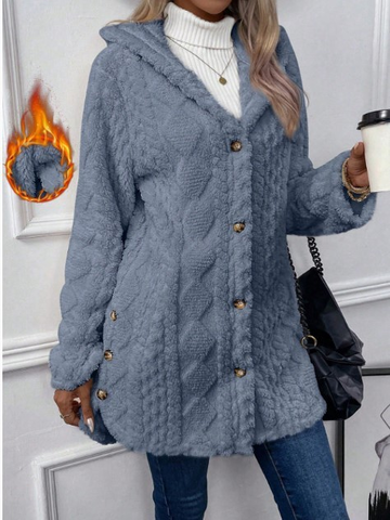 Chateau Elise™ | Cardigan con cappuccio di Felpa