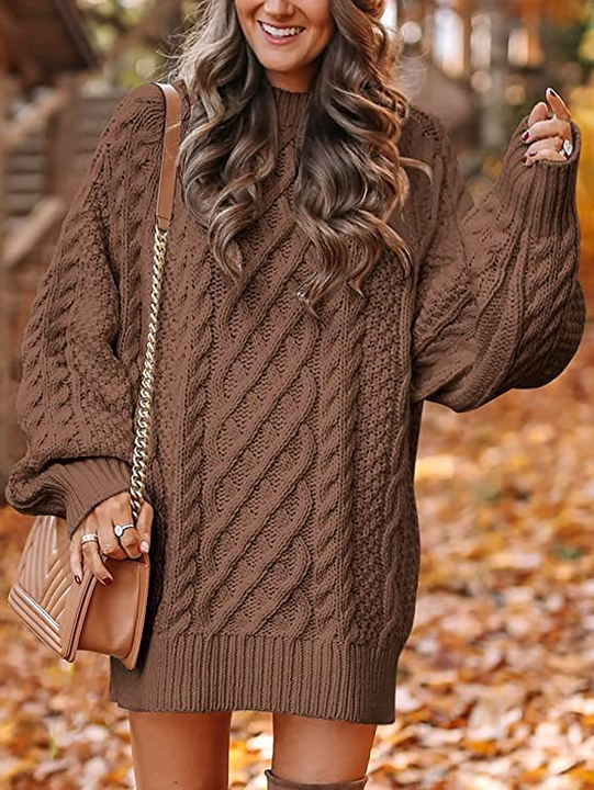Chloé – Abito di Maglione Trenzado