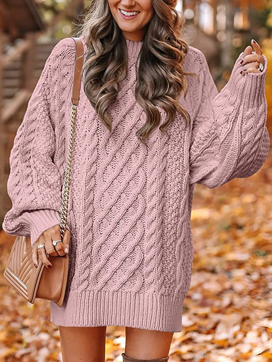 Chloé – Abito di Maglione Trenzado