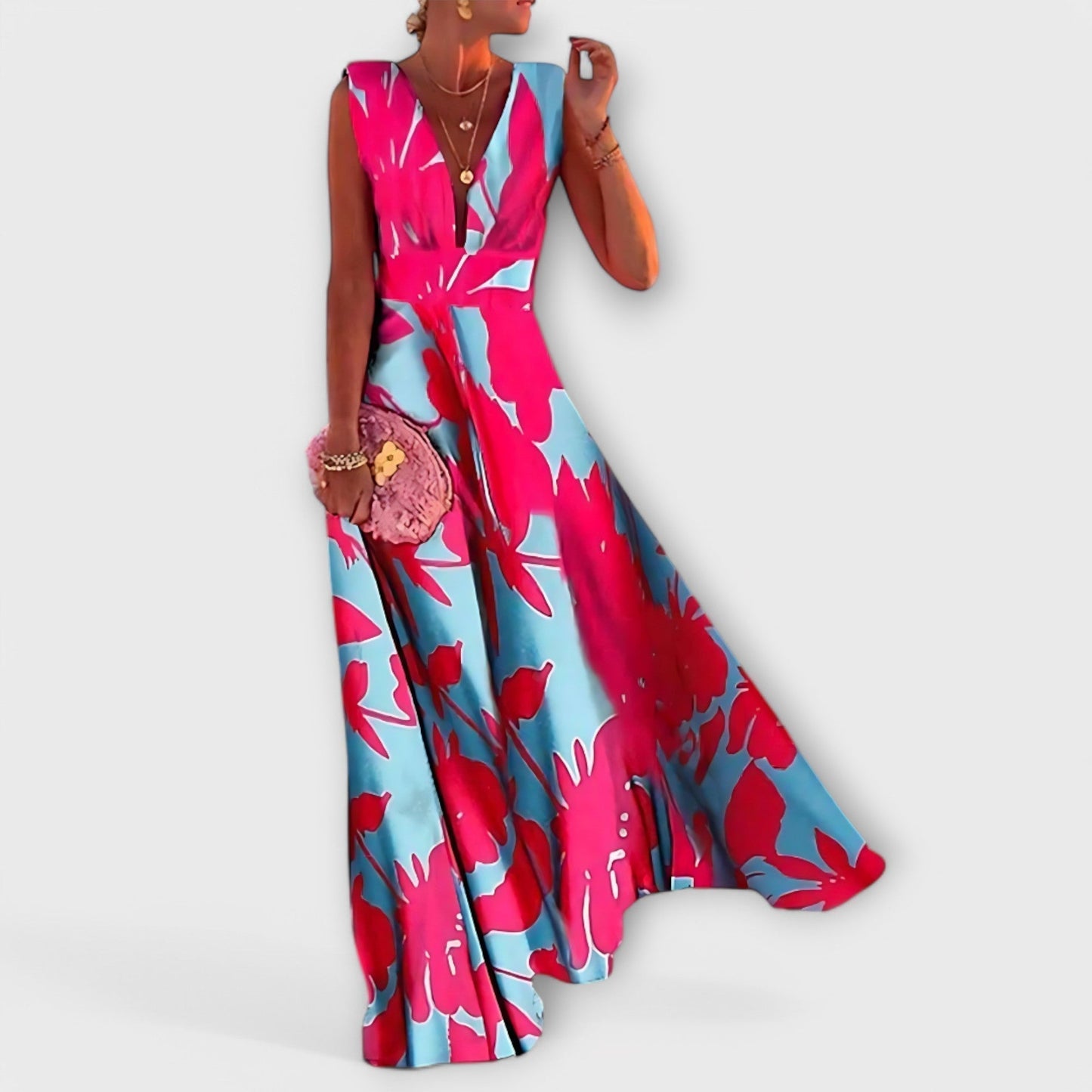 Abito Elegante Senza maniche da donna