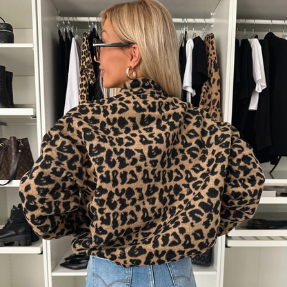 Elodie | Giacca di stampa leopardata Elegante