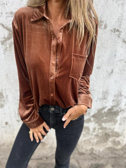 Kaya - Blusa di Terciopelo Elegante
