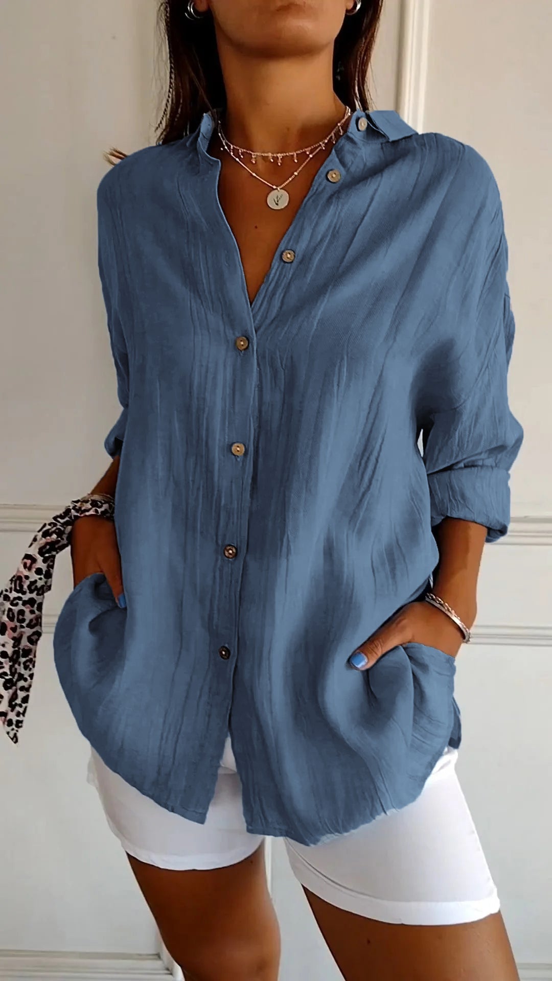 Sasha | Camicia elegante con Stile Plissettato