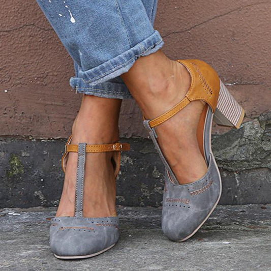 Clarina - Scarpe eleganti con tacco a blocco
