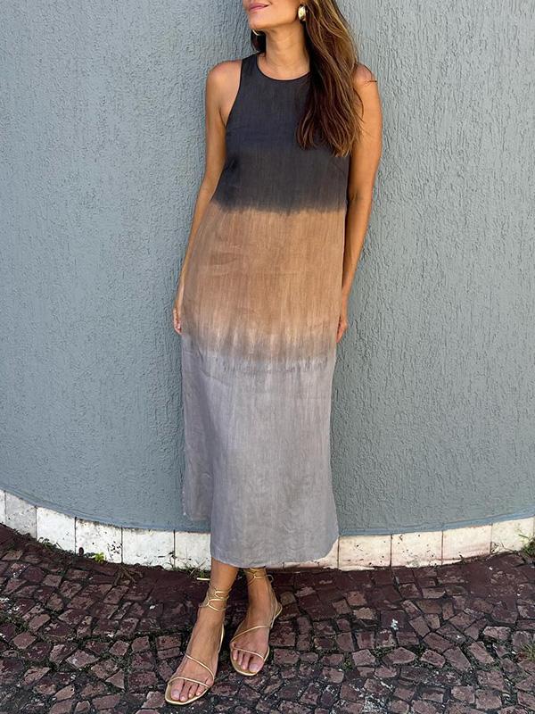 Lysette - Abito Maxi Stampato Elegante