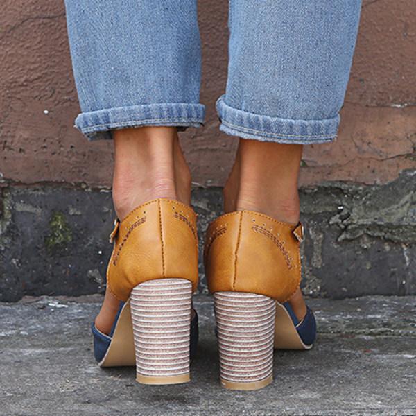 Clarina - Scarpe con tacco bloque elegante