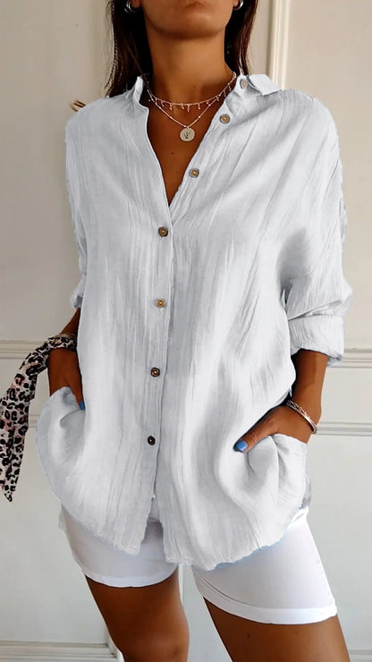 Sasha | Camicia elegante con Stile Plissettato