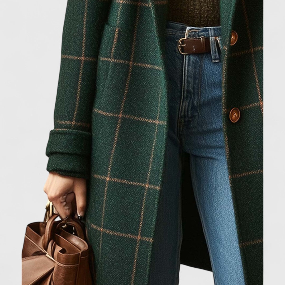 Fiona – Cappotto classico a quadri