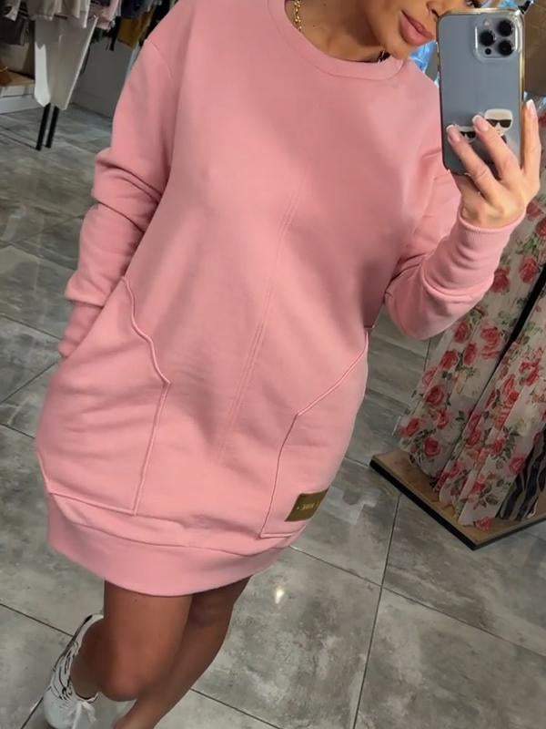 Audrey – Abito Elegante di Girocollo Fatto di Materiali Sostenibles