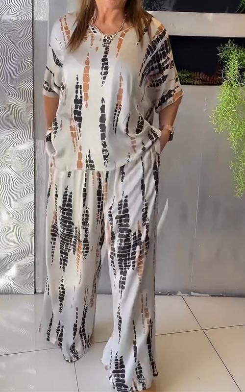 Marie - Set Impreso Casual