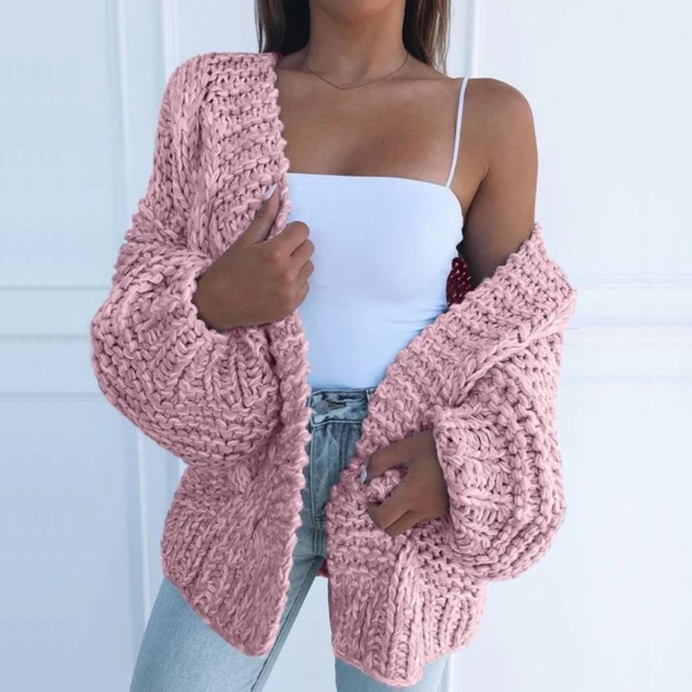 Eleanor - Cardigan Rilassato in maglia Grueso