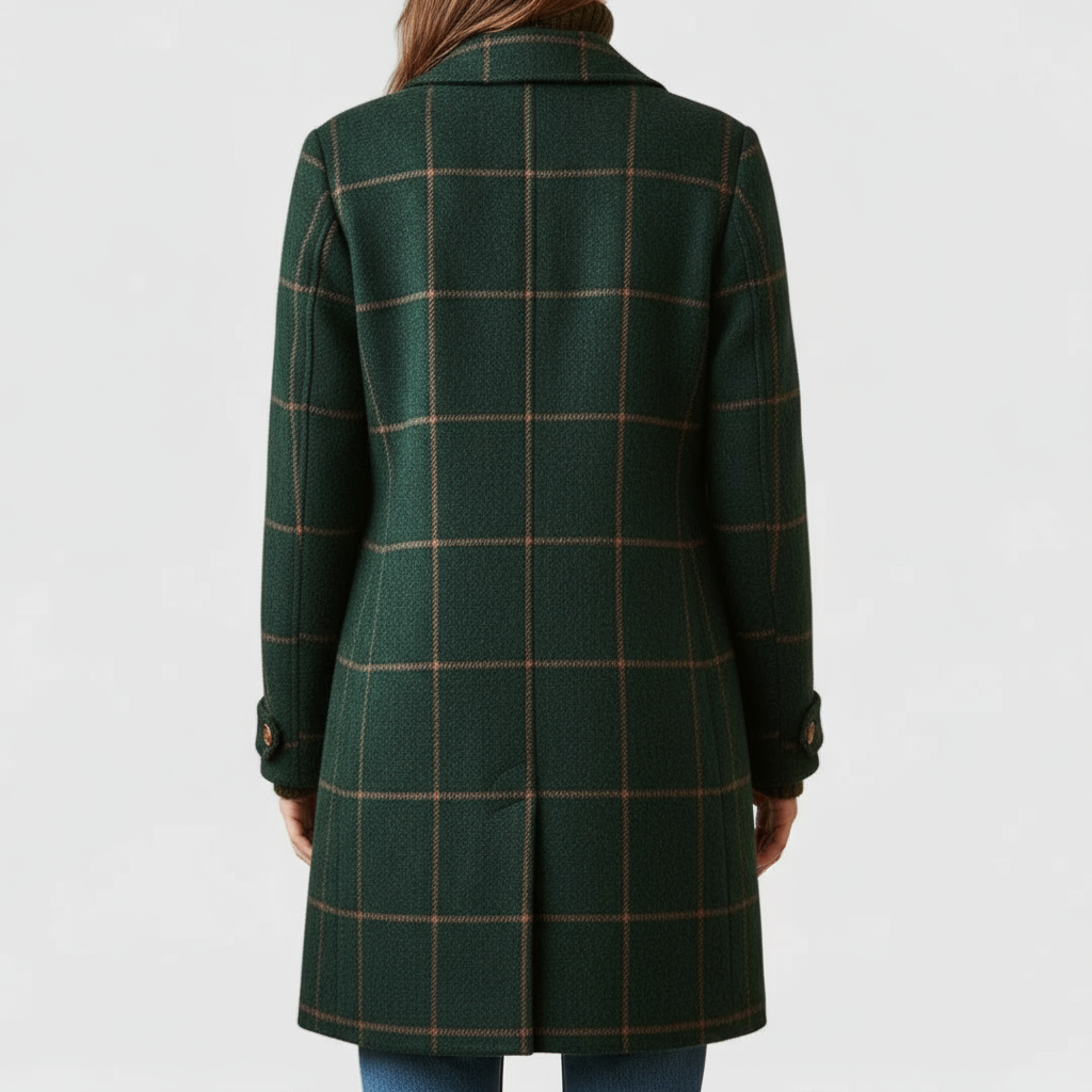 Fiona – Cappotto classico a quadri
