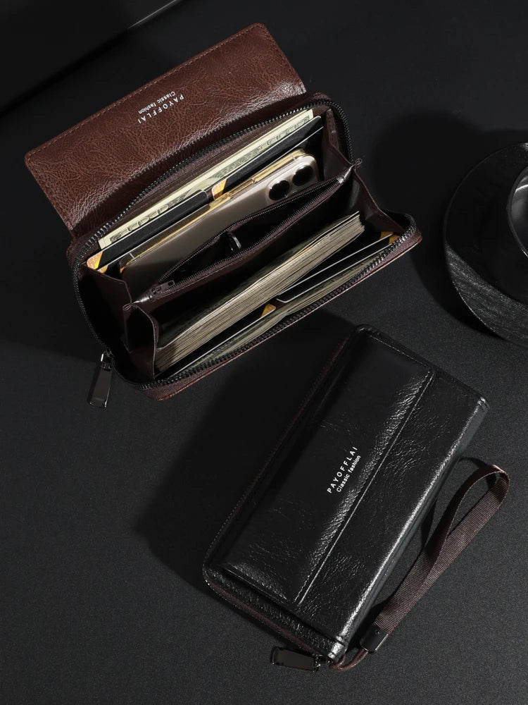 Briony | Clutch con zip di PU multifunzionale