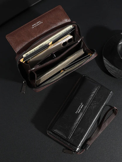 Briony | Clutch con zip di PU multifunzionale