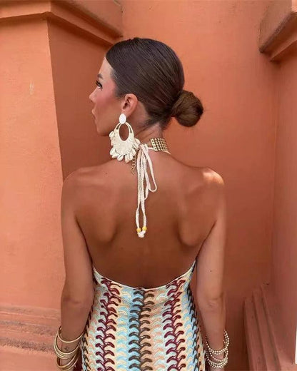ARLETTE – ABITO TUNIC DI UNCINETTO BOHO PER SPIAGGIA
