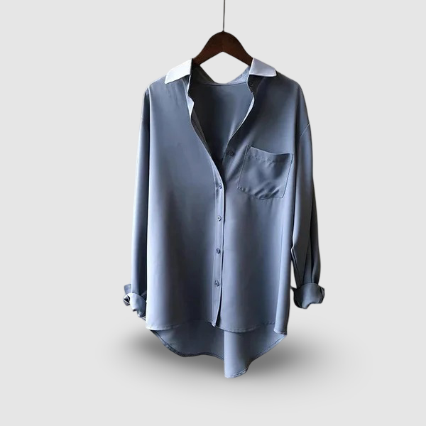 Riley – Blusa di Seta con Eleganza Fluida
