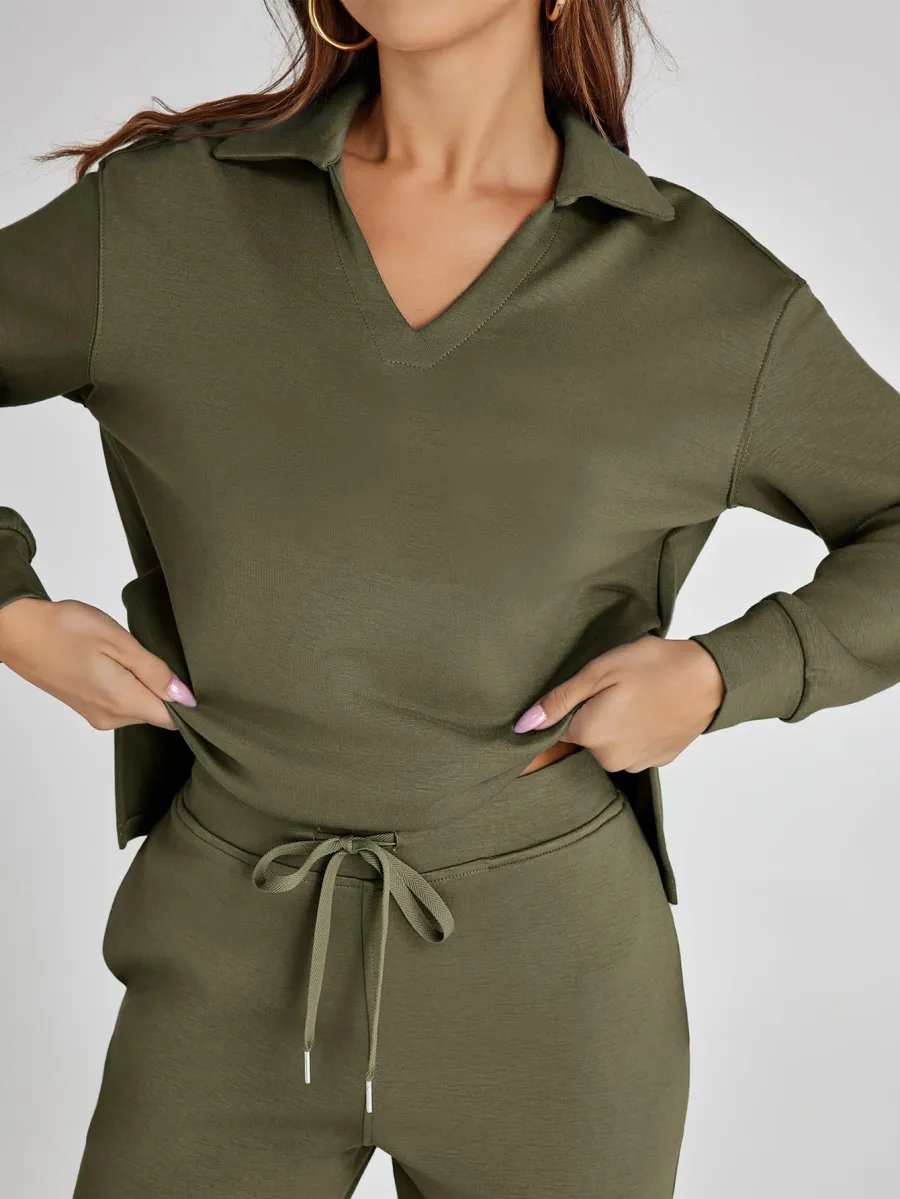 Dora | Set Casual a maniche lunghe di Due pezzi