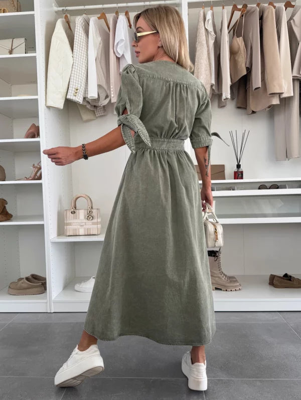 Marit | Abito di Denim Radiante