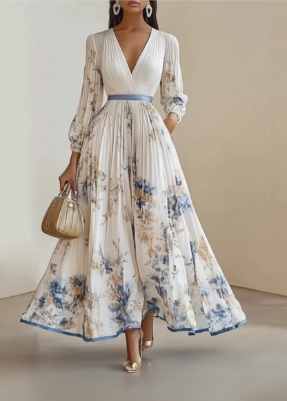 Kate | Abito maxi Floreale Elegante