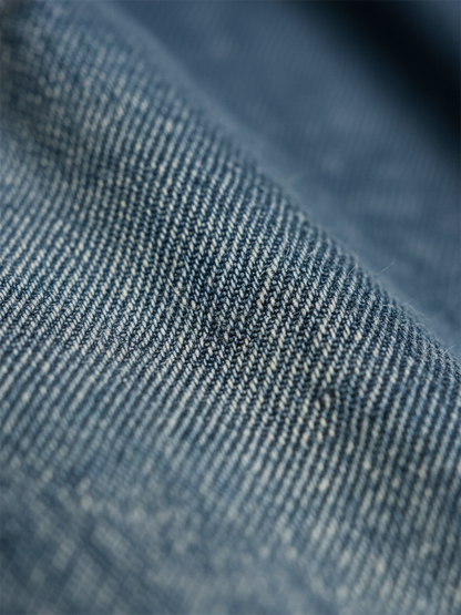 Miranda - Abito Maxi di Denim Lavaggio Vintage con Sensazione di Cotone Morbido