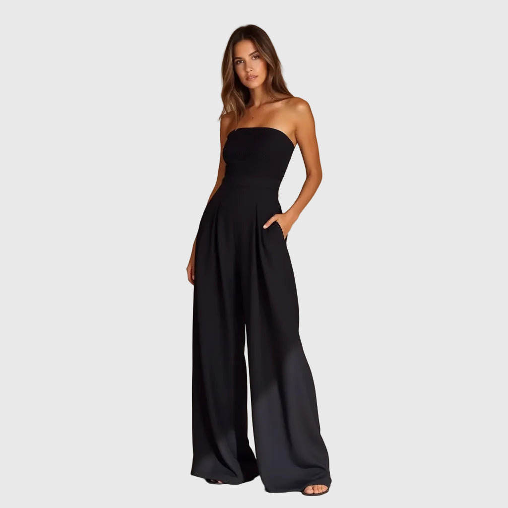 Sylvie | Tuta Elegante Senza Spalline