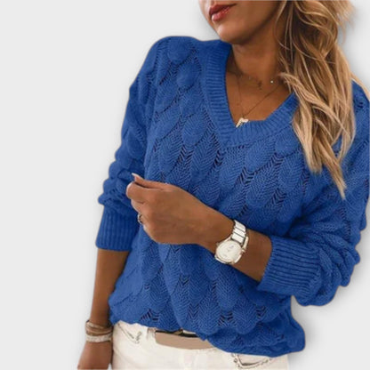 Aine - Maglione Elegante con Scollo a V