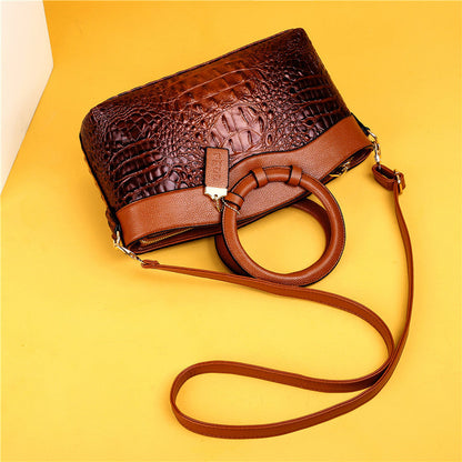 Alfrida | Borsa Elegante con raffinata stampa effetto rilievo di coccodrillo
