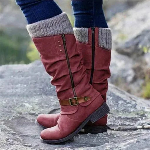 Stivali di Pelle per Caminatas Diarias