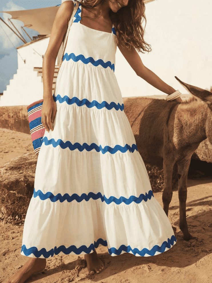 Il Abito midi Wavy Charm