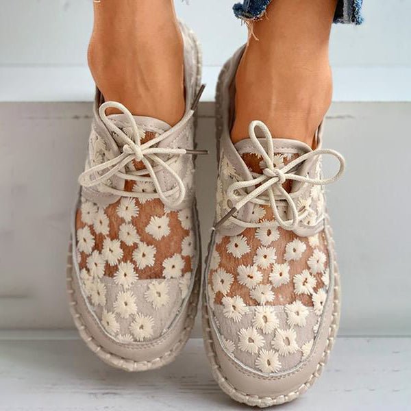 Gloria - Scarpe ortopediche moderni e leggeri con estampado floral