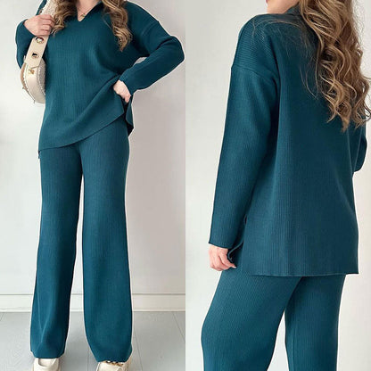 Erin - Set Casual due pezzi con Scollo a V