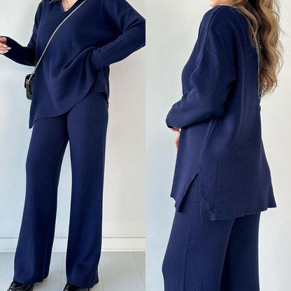 Erin - Set Casual due pezzi con Scollo a V