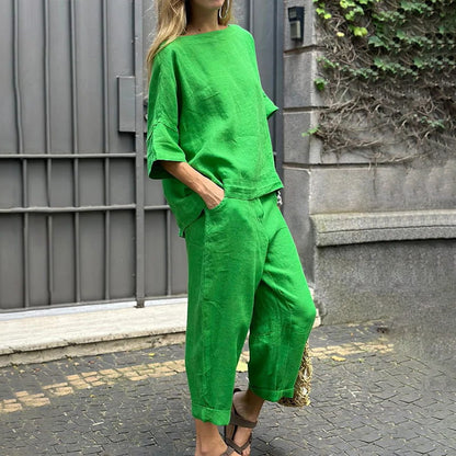 SAVANNAH – SET DUE PEZZI CON STILE RILASSATO