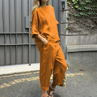 SAVANNAH – SET DUE PEZZI CON STILE RILASSATO
