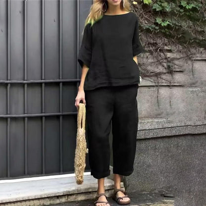 SAVANNAH – SET DUE PEZZI CON STILE RILASSATO