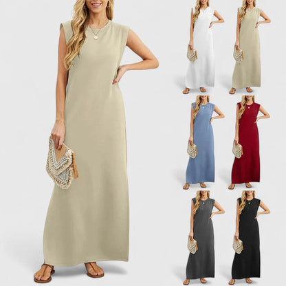 BELA – ABITO MAXI SENZA MANICHE ELEGANTE