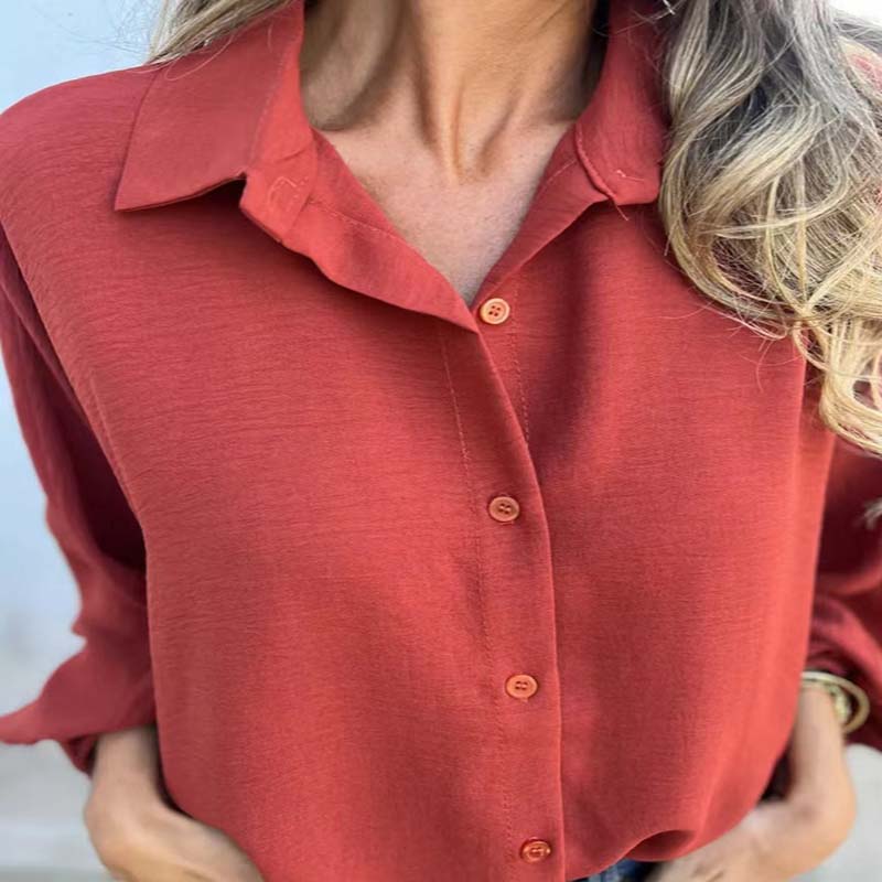 BLUSA CLASSICA A MANICHE LUNGHE CORNELIA