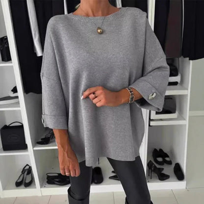Millie - Top elegante con Maniche di Bottone