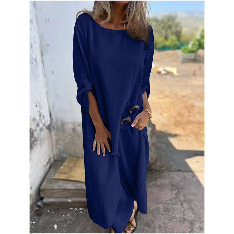 Everly – Set Elegante in cotone e lino di Due pezzi