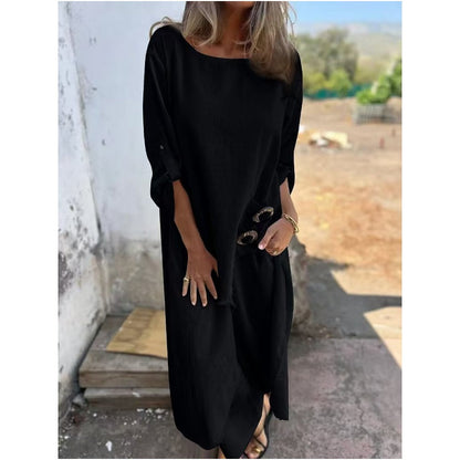 Everly – Set Elegante in cotone e lino di Due pezzi
