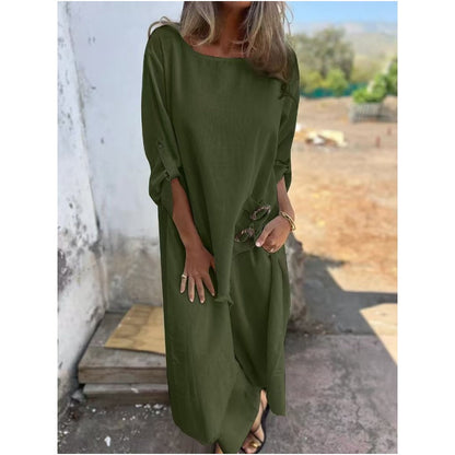 Everly – Set Elegante in cotone e lino di Due pezzi