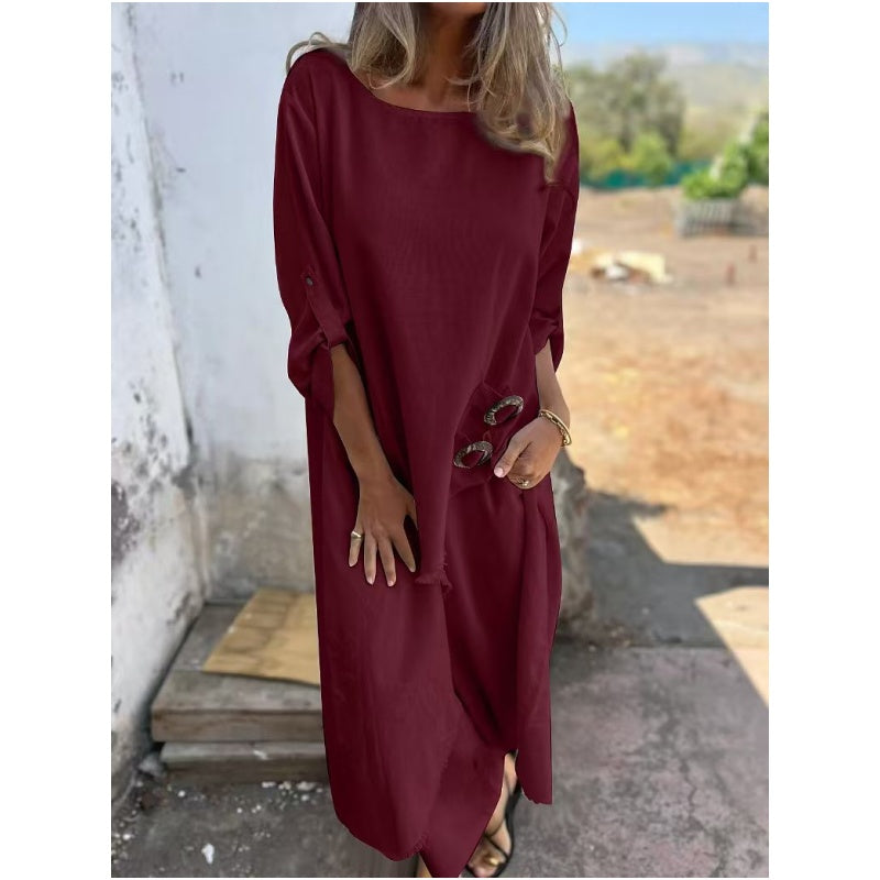 HEATHER – ABITO MAXI RILASSATO E OVERSIZED