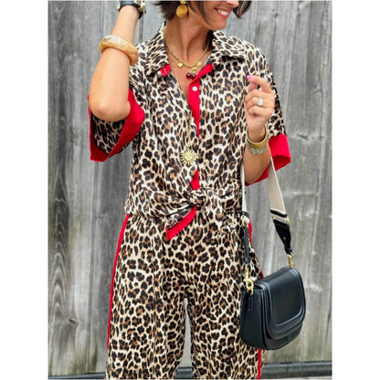COLLINS – SET DI ABBIGLIAMENTO DI LEOPARDO DI LUSSO