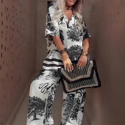 BIANCA – SET DUE PEZZI IMPRESO LUXE