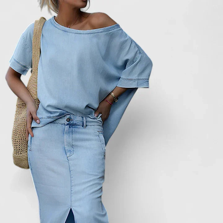 Averlynn | Completo con gonna Maxi Elegante