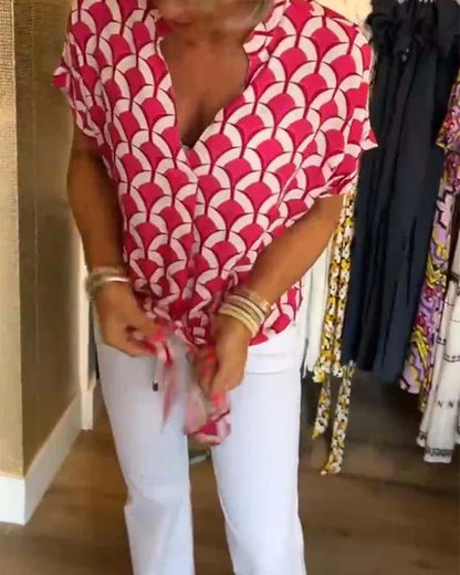 BLUSA STAMPATA STILOSA SOLVEIG
